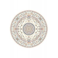 Монгольский ковер Hunnu 6C1103_01 Кремовый круг